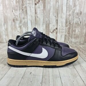 Nike Dunk Low Purple Black White Women's Size 10 DD1873‎ 500